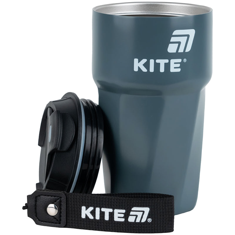 Kubek termiczny Kite K25-1220-1, 450 ml, szary