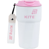 Kubek termiczny Kite K25-1220-3, 450 ml, biało-różowy Kubek termiczny Kite K25-1220-3, 450 ml, biało-różowy