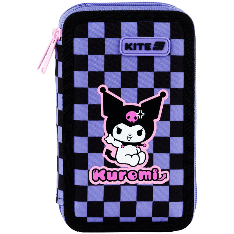 Пенал без наповнення Kite Kuromi HK25-623, 2 відділення