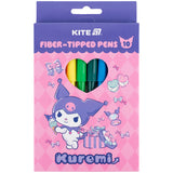 Flamastry Kite Kuromi HK25-455, 10 kolorów Flamastry Kite Kuromi HK25-455, 10 kolorów