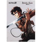 Notatnik blok biurowy Kite Attack on Titan AT25-194, A5, 50 kartek,  kratka Notatnik blok biurowy Kite Attack on Titan AT25-194, A5, 50 kartek,  kratka