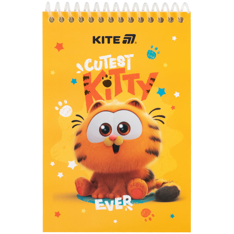 Kołonotatnik na spirali Kite Garfield GF25-196, A6, 48 kartek, bez linii