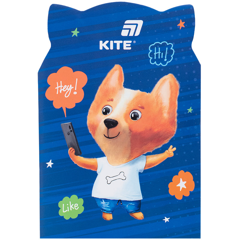 Notatnik miękka oprawa Kite Hey Fox K25-461-3, 48 kartek, kratka