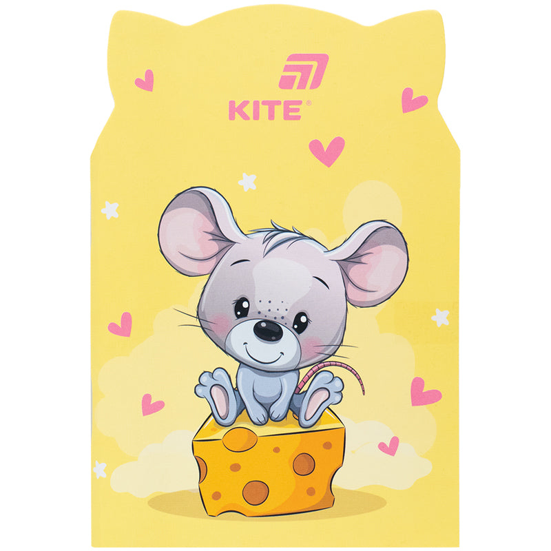 Блокнот Kite Cheese Mouse K25-461-4, 48 аркушів, клітинка