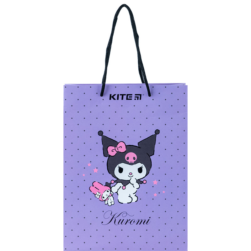 Пакет паперовий подарунковий Kite Kuromi HK24-265, 18х24см