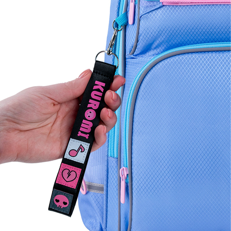 Zestaw plakietka na rzep i brelok zawieszka Kite Kuromi HK24-3010-2, 2 szt.