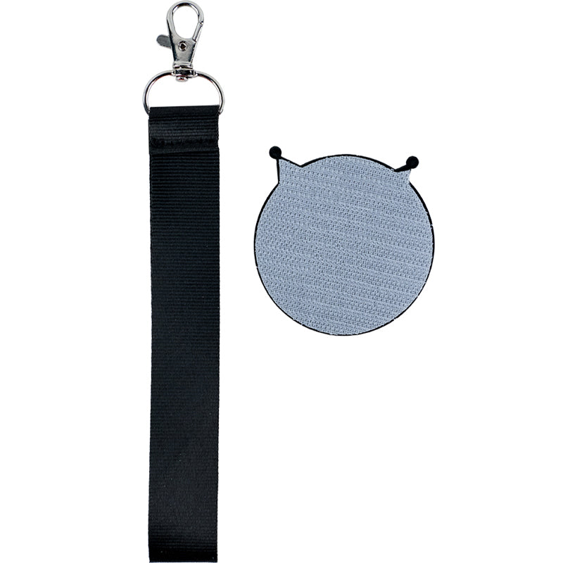 Zestaw plakietka na rzep i brelok zawieszka Kite Kuromi HK24-3010-2, 2 szt.