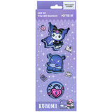 Zestaw plakietek na rzepy Kite Kuromi HK24-3012-1, 3 szt. Zestaw plakietek na rzepy Kite Kuromi HK24-3012-1, 3 szt.