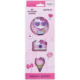 Zestaw plakietek na rzepy Kite Hello Kitty HK24-3012-2, 3 szt. Zestaw plakietek na rzepy Kite Hello Kitty HK24-3012-2, 3 szt.