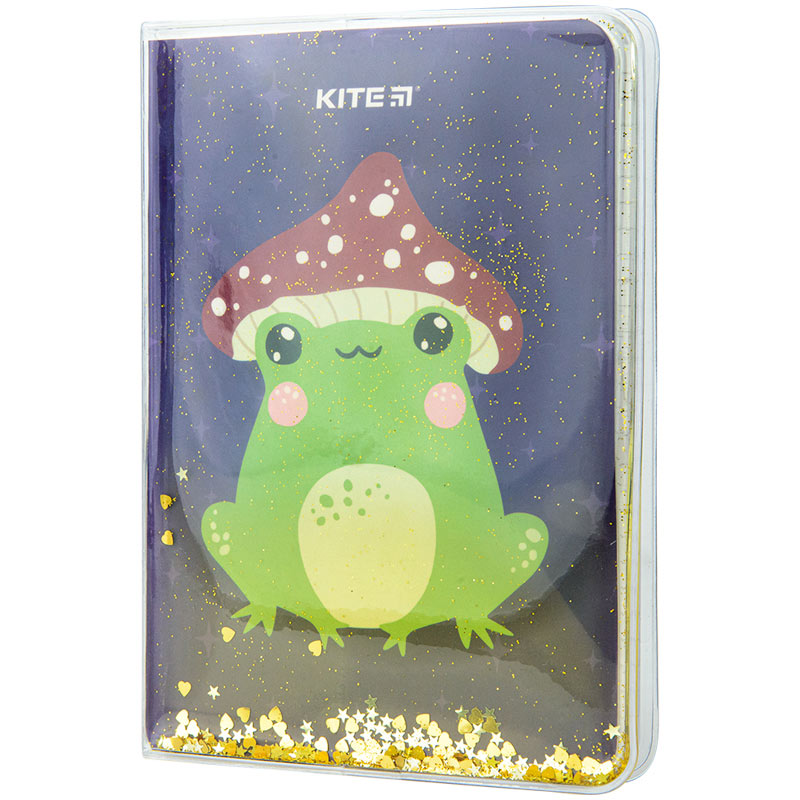 Notatnik miękka Kite Frog K22-231-1 silikonowa oprawa, А6, 80 kartek, kratka