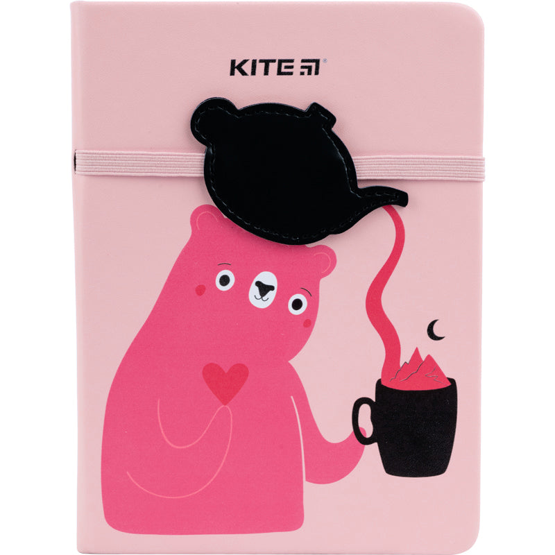 Notatnik Kite Pink Bear K22-464-1 twarda oprawa, В6, 96 kartek