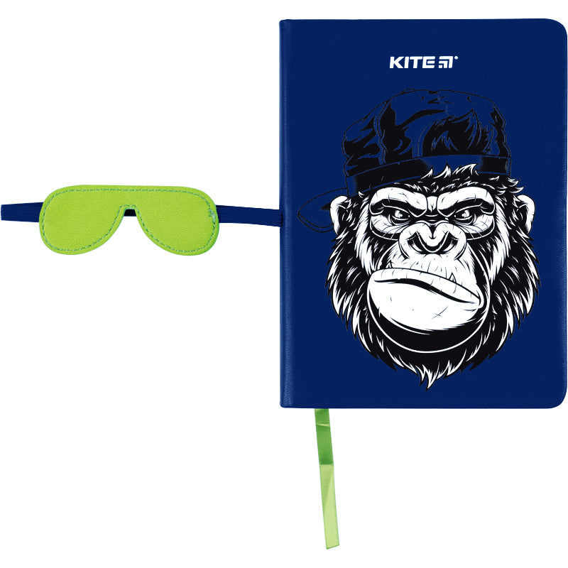 Notatnik Kite Blue monkey K22-464-3 twarda oprawa, В6, 96 kartek