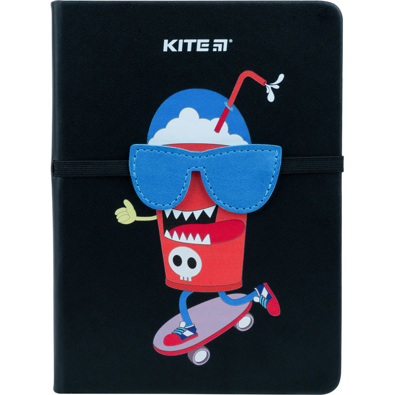 Notatnik Kite Black skate K22-464-4 twarda oprawa, В6, 96 kartek