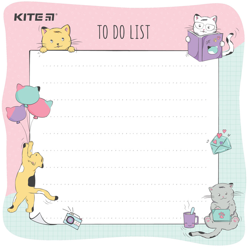 Planer ścienny bez To do list Kite Cats K22-472-2, А5