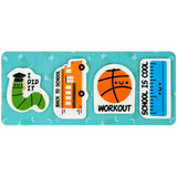 Zakładki indeksujące plastikowe Kite School K22-479-4, 4x20 szt., 35х50 mm Zakładki indeksujące plastikowe Kite School K22-479-4, 4x20 szt., 35х50 mm