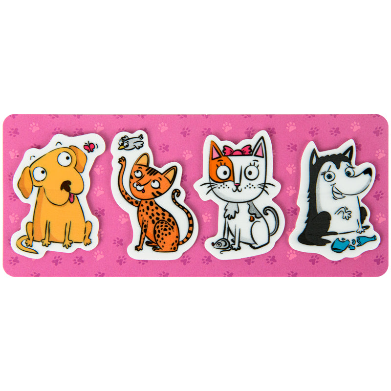 Zakładki indeksujące plastikowe Kite Pets K22-479-5, 4x20 szt., 35х50 mm