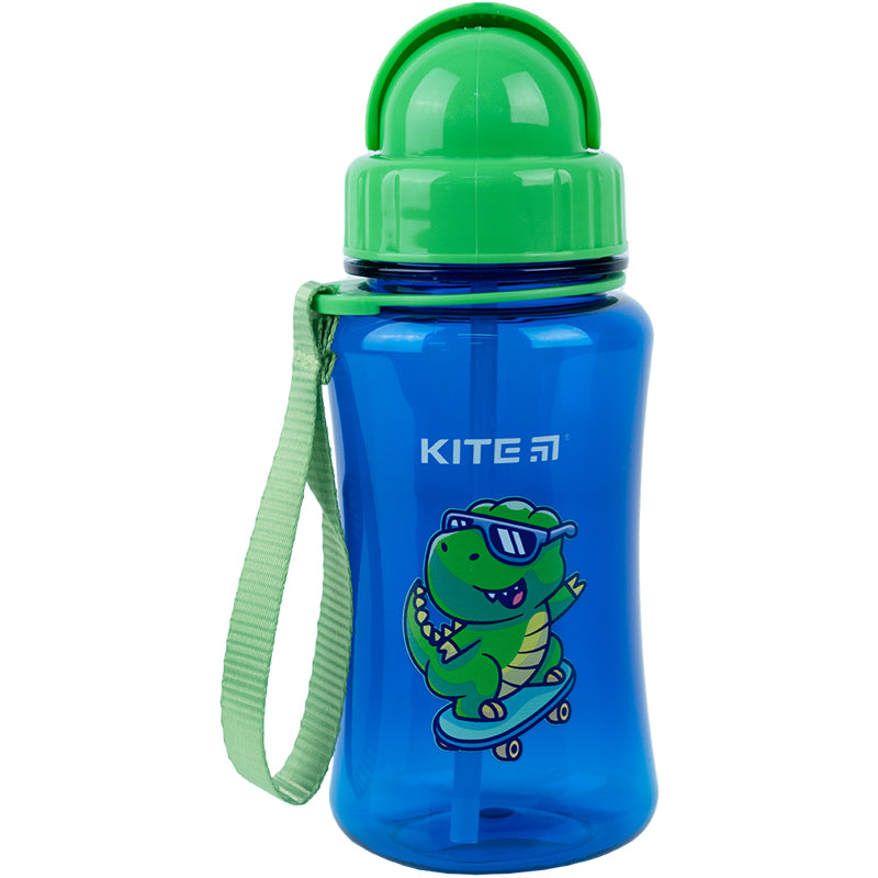 Butelka na wodę Kite Dino K23-399-2, 350 ml, błękitna