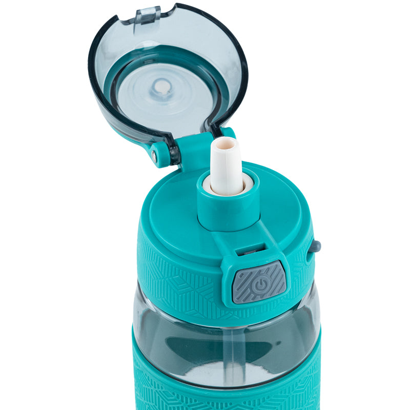 Butelka na wodę Kite K24-1201-1, 600 ml, szaro-zielona