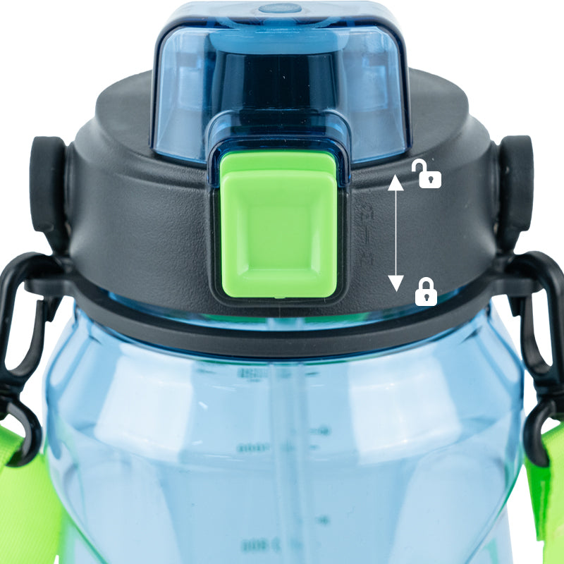 Butelka na wodę Kite K24-1202-1, 1500 ml, niebieska