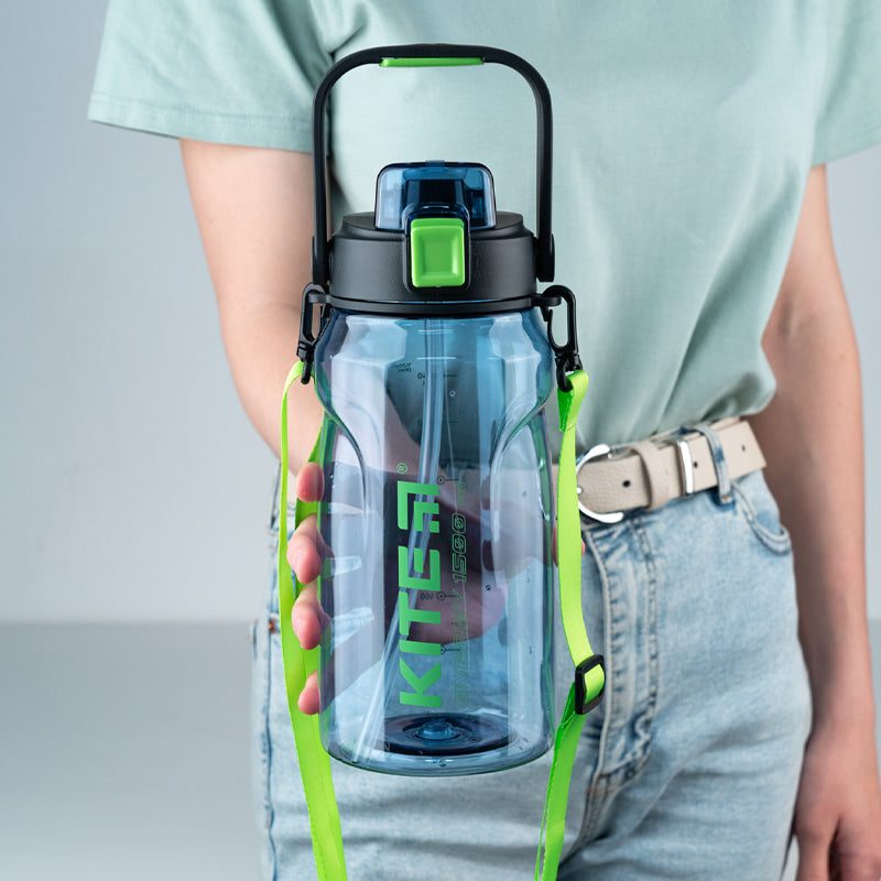 Butelka na wodę Kite K24-1202-1, 1500 ml, niebieska