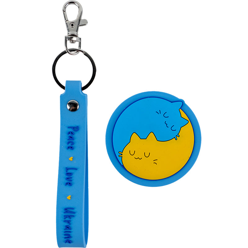 Zestaw plakietka na rzep i brelok zawieszka Kite Be Ukraine K24-3010-2, 2 szt.