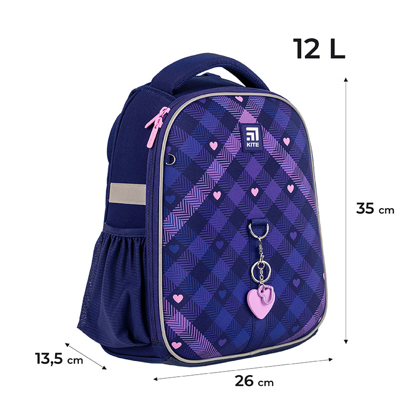 Tornister Kite Education Check and Hearts K24-555S-1