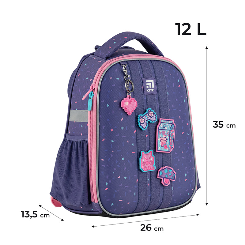 Tornister Kite Education Pixel Love K24-555S-3