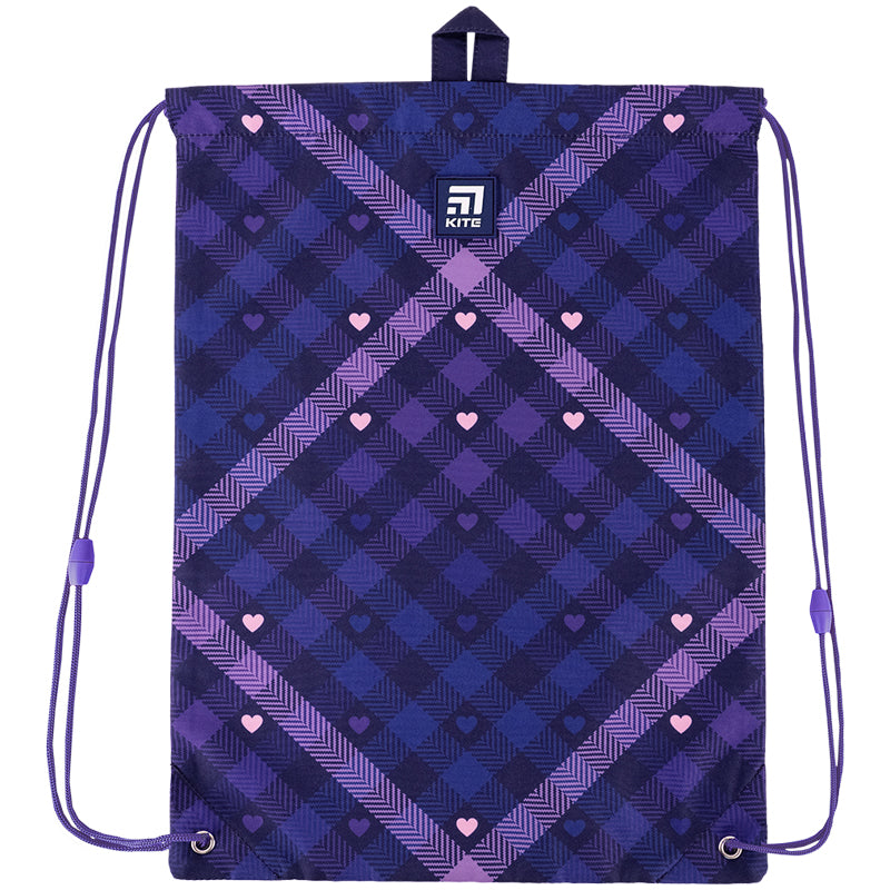 Worek na buty Kite Check and Hearts K24-600M-1