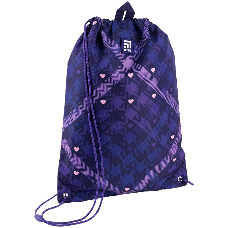 Worek na buty Kite Check and Hearts K24-600M-1