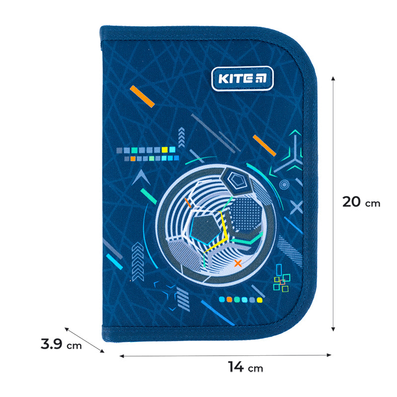 Пенал без наповнення Kite K24-621-8, 1 відділення, 1 відворот
