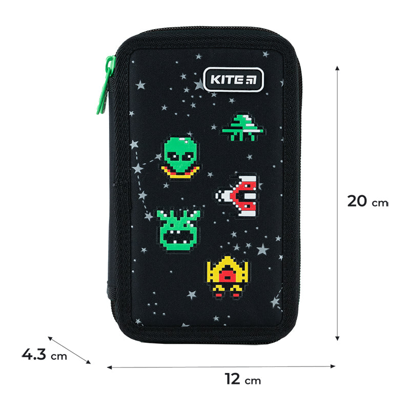Пенал без наповнення Kite UFO K24-623, 2 відділення
