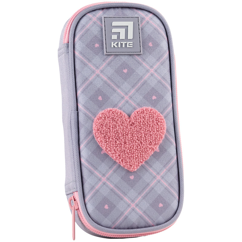 Piórnik saszetka Kite Fluffy Heart K24-662-13