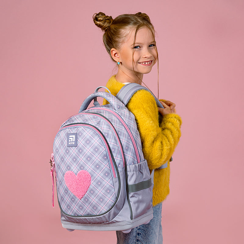 Tornister Kite Education Fluffy Heart K24-724S-1