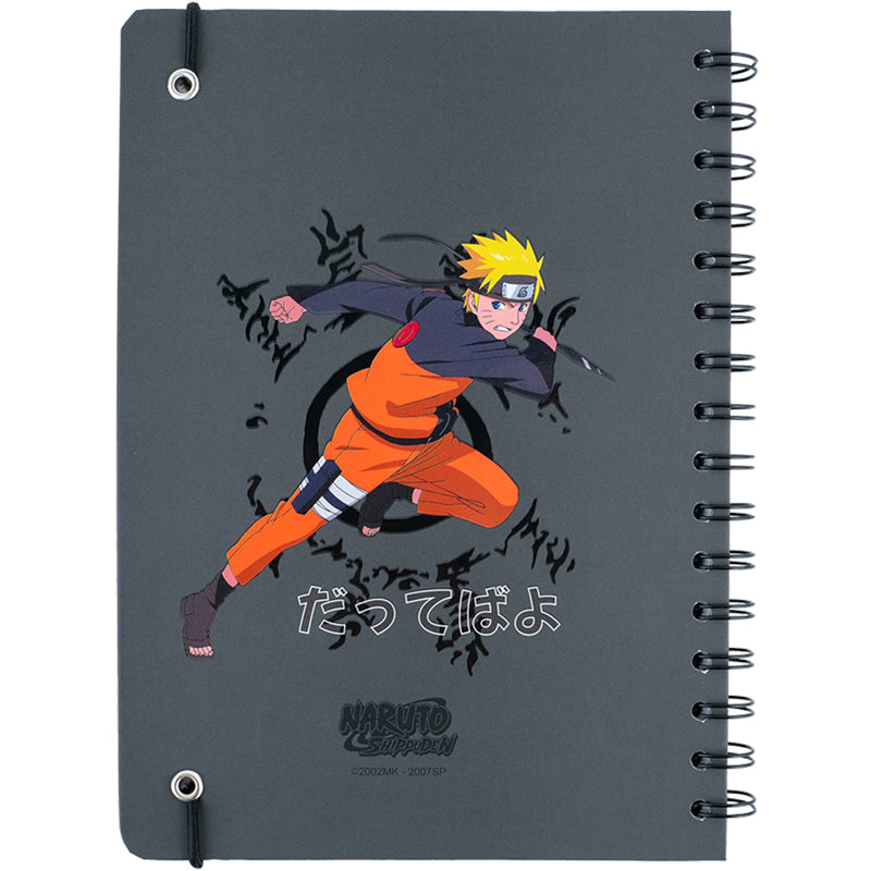 Блокнот на спіралі Naruto NR24-190, A5, 80 аркушів, клітинка