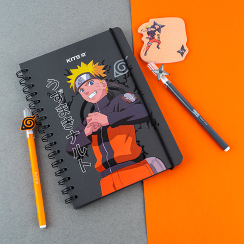 Блокнот на спіралі Naruto NR24-190, A5, 80 аркушів, клітинка