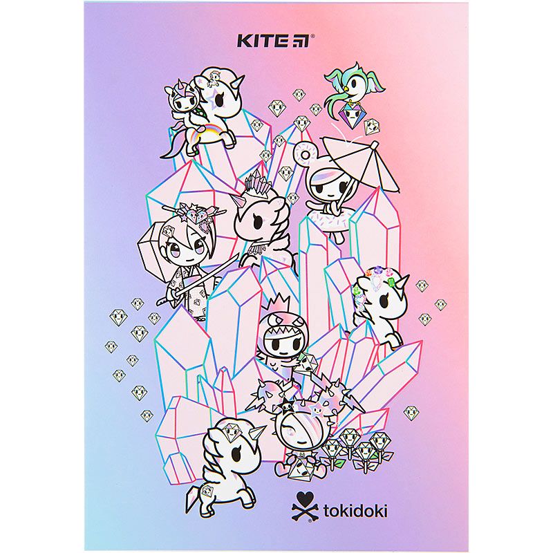 Notatnik blok biurowy Kite tokidoki TK22-194-1, A5, 50 kartek, kratka