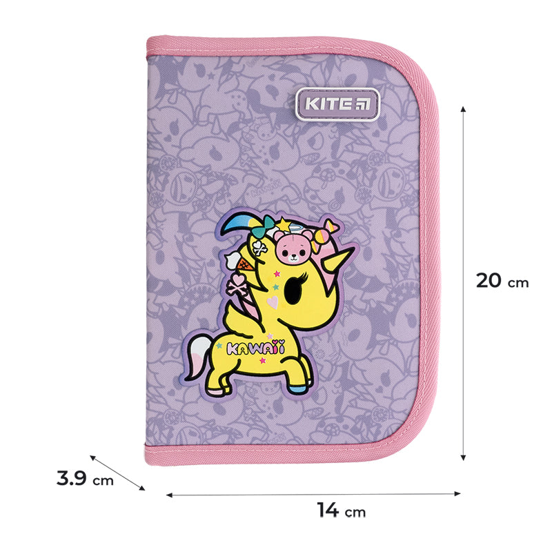 Piórnik Kite tokidoki TK24-622, jednokomorowy, 2-klapkowy, bez wyposażenia