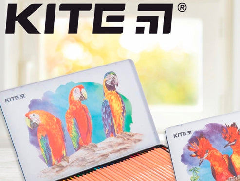 Акварельні олівці Kite серії «Птахи»: створюємо шедеври разом
