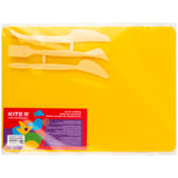 Zestaw do modelowania Kite K17-1140-08 (deseczka 180x250 mm + 3 szpatułki do wyc.), żółty