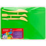 Zestaw do modelowania Kite K17-1140-04 (deseczka 180x250 mm + 3 szpatułki do wyc.), zielony