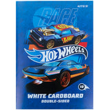 Картон білий Kite Hot Wheels HW21-254, А4, 10 аркушів, папка