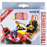 Kreda kolorowa Kite Jumbo Transformers TF21-073, 6 kolorów