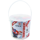 Крейда кольорова Kite Jumbo Transformers TF21-074, 15 шт. у відерці