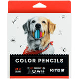 Олівці кольорові Kite Dogs K22-055-1, 24 кольори