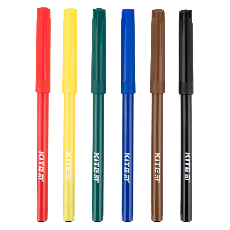 Фломастери Kite Dogs K22-446, 6 кольорів