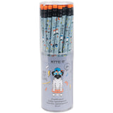 Ołówek grafitowy z gumką Kite Rolling K21-056-2, 36 szt., tuba