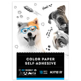Папір кольоровий самоклейкий Kite Dogs K22-294, А5
