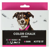 Kreda kolorowa Kite Dogs Jumbo K22-073, 6 kolorów