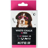 Крейда біла Kite Dogs K22-079-12, 12 шт, кругла