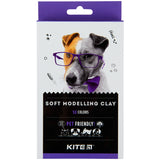 Plastelina woskowa Kite Dogs K22-086, 12 kolorów, 200 g
